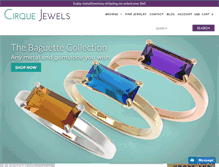 Tablet Screenshot of cirquejewels.com